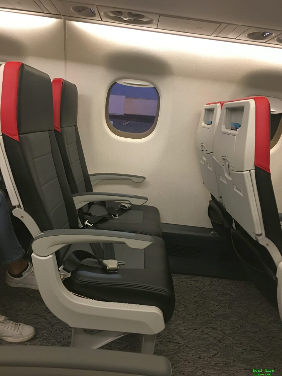 Breeze Airways Nicer Class - row of seats