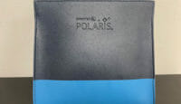 a black and blue wallet