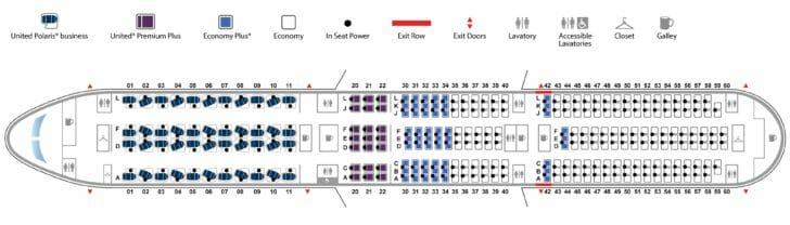 a map of an airplane