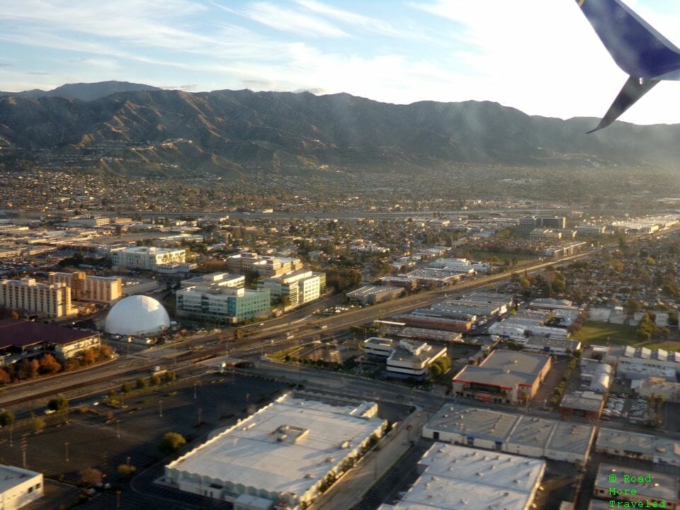 San Gabriel Mountains east of Burbank