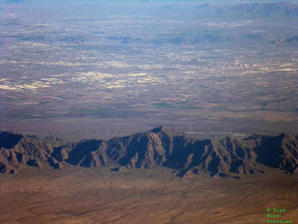 Phoenix metro from Sierra Estrella