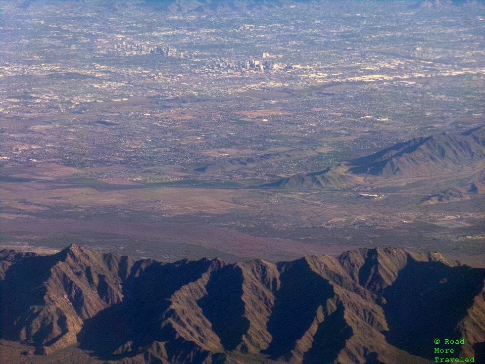 Phoenix twin skylines from south