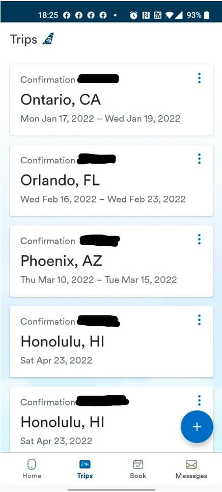 screens screenshot of a phone