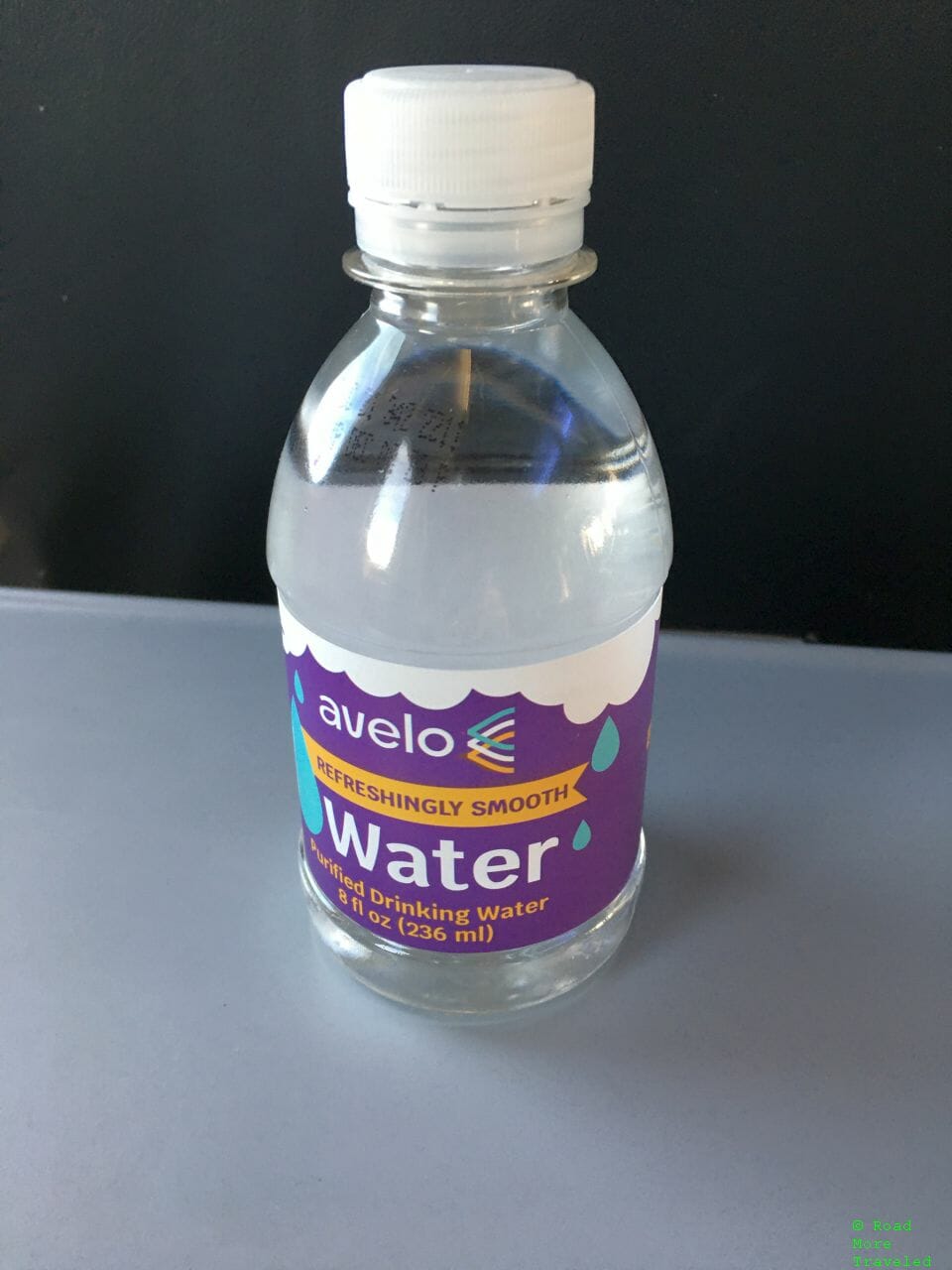 Avelo Airlines Flight Review - complimentary water