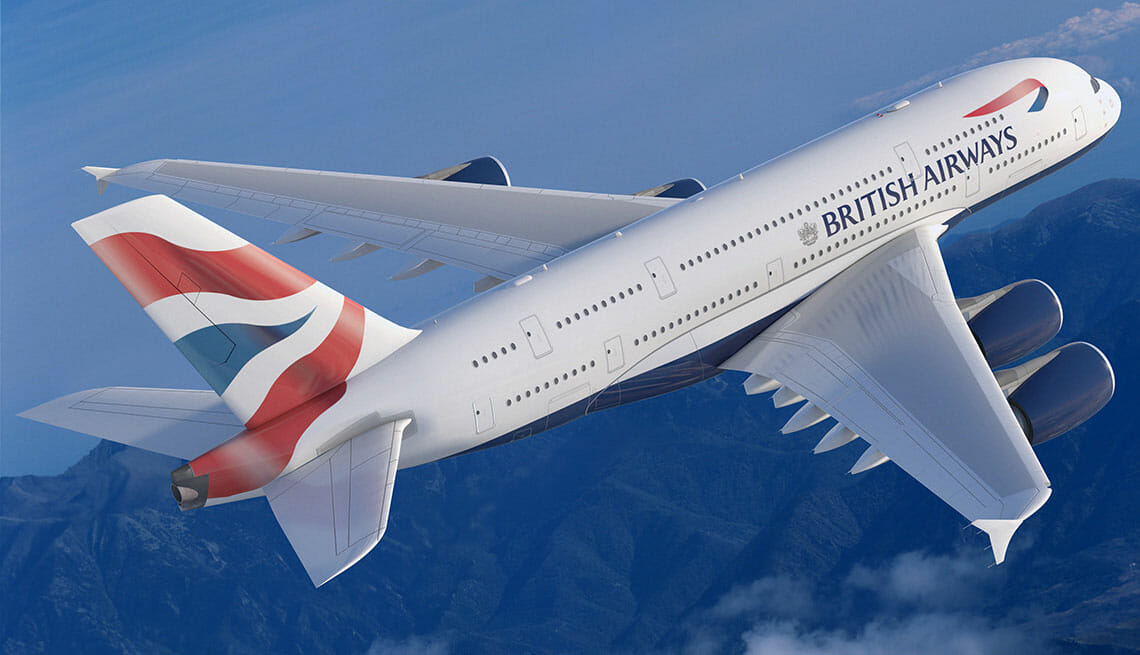 a plane flying in the sky