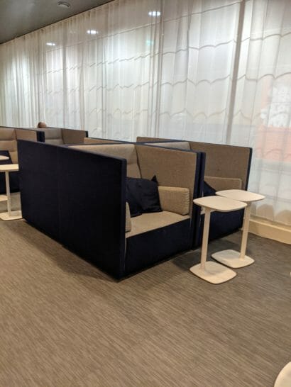 a couches in a room
