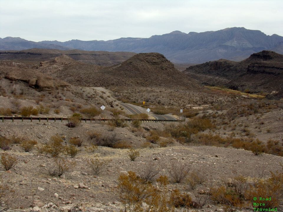 Big Bend Ranch River Road, east of Hoodos Trail