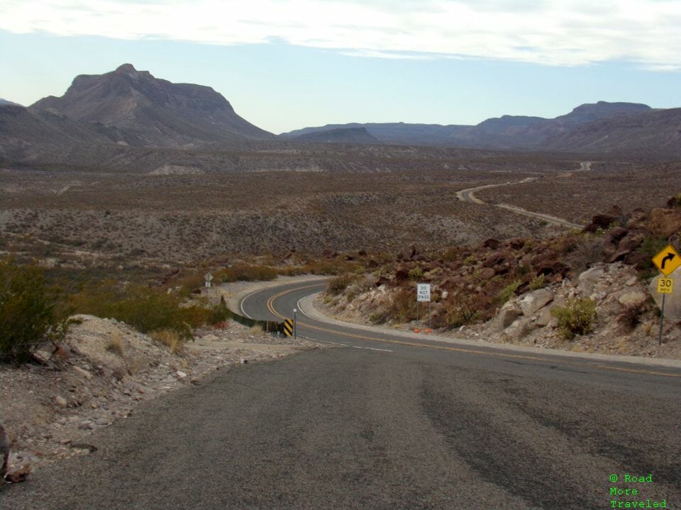 Big Bend Ranch River Road overlook, Fandango Dom Rock