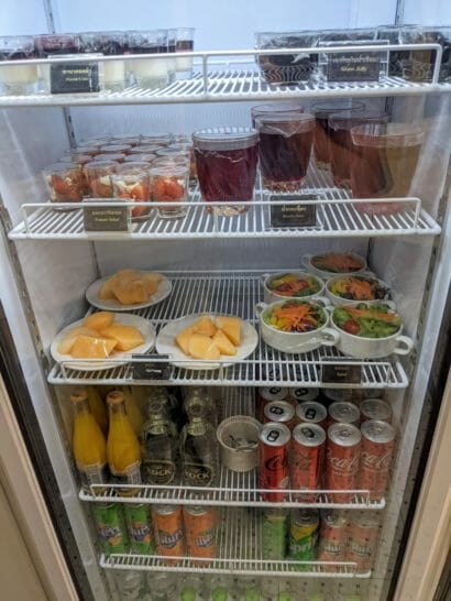 a refrigerator full of food