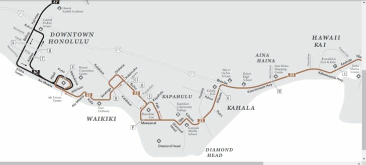 a map of the kahala islands