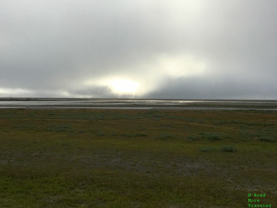 Morning sun in Deadhorse, Alaska