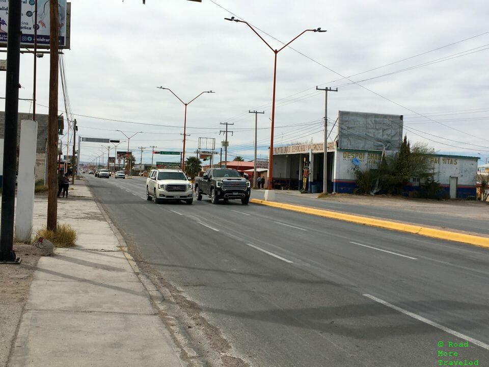 Ojinaga, Mexico commercial district