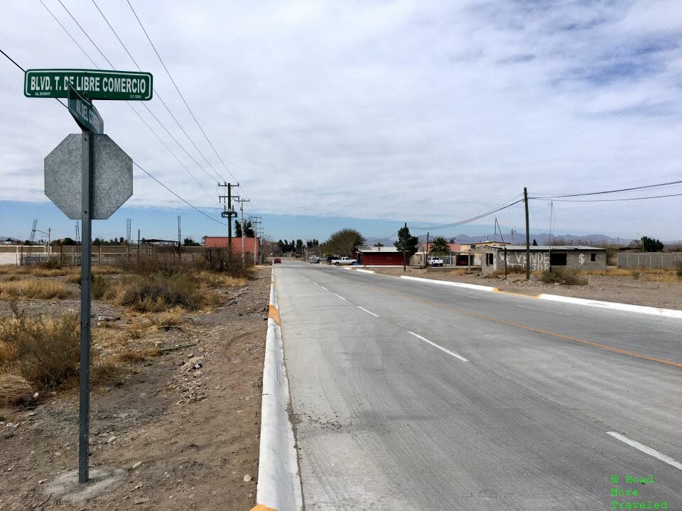 Ojinaga, Mexico residential area