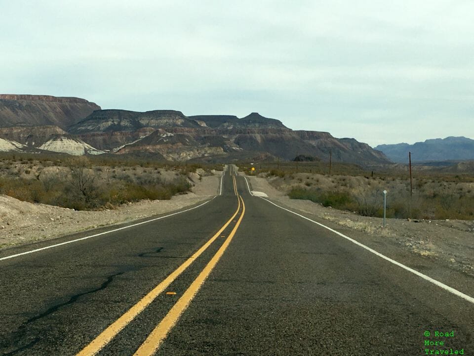 Big Bend Ranch River Road entering Big Bend Ranch State Park