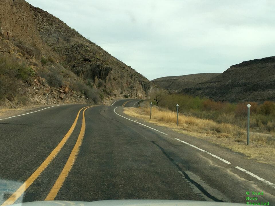 Big Bend Ranch River Road, between Presidio and Lajitas