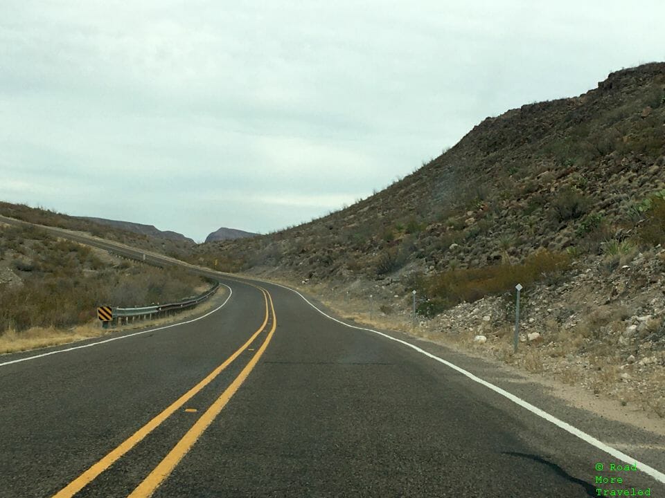 Steep grades, Big Bend Ranch River Road