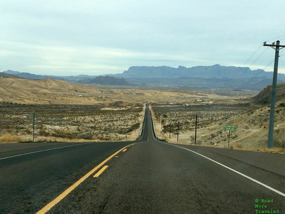 Big Bend Ranch River Road, approaching Lajitas