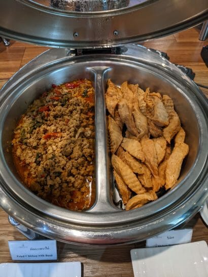 a food in a container
