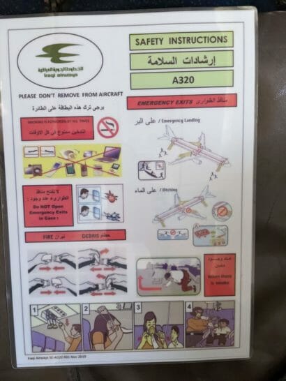 a sign with instructions on it