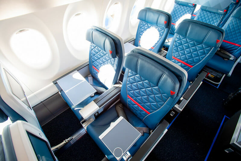 Delta A220-300 First Class seats