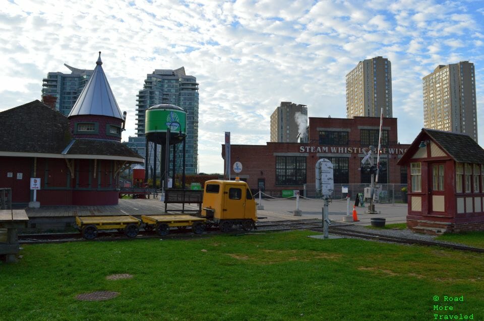 Poutine and a brisk morning walk in Toronto - historic Don Station