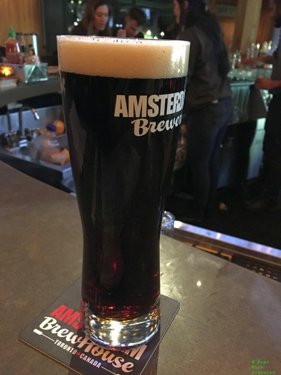 Poutine and a Brisk Morning Walk in Toronto - dark beer at Amsterdam Brewhouse