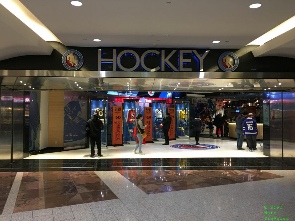 Poutine and a brisk morning walk in Toronto - Hockey Hall of Fame