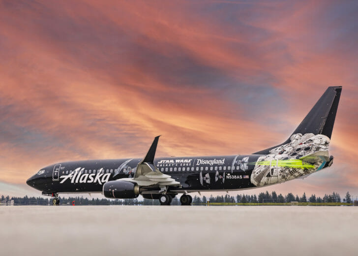 a plane on the runway