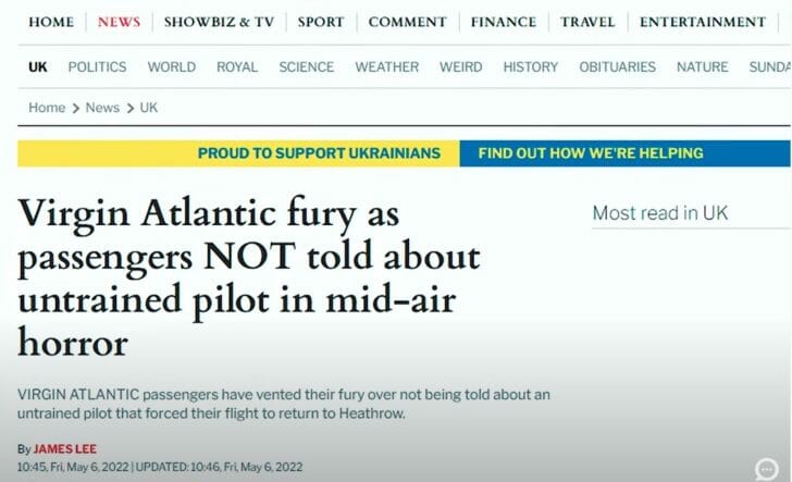 a screenshot of a news article