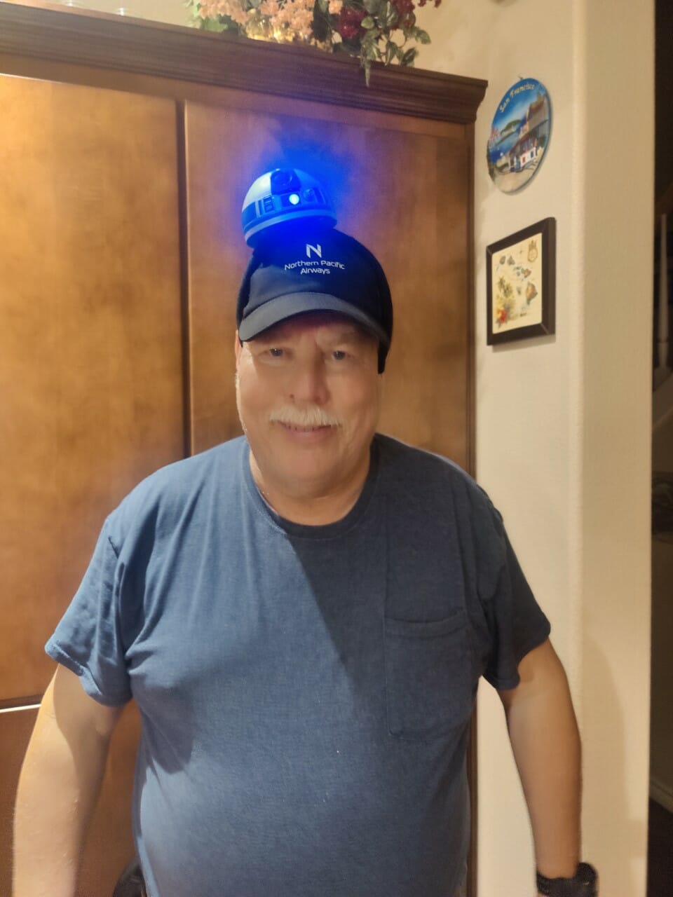 a man wearing a hat