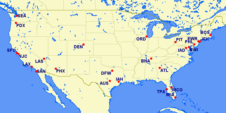 a map of the united states