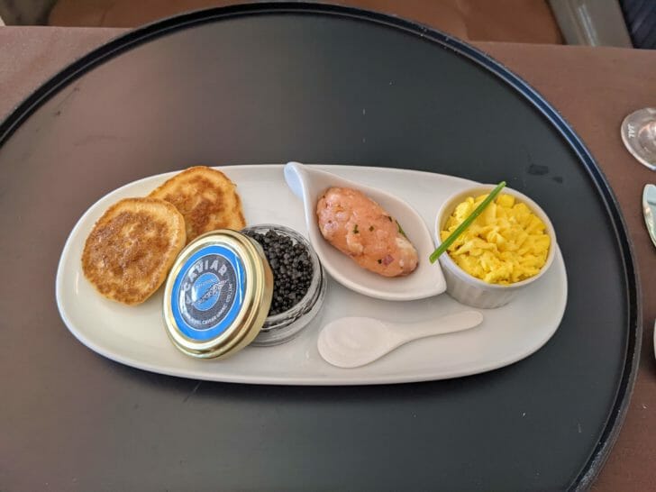 Japan Airlines Caviar