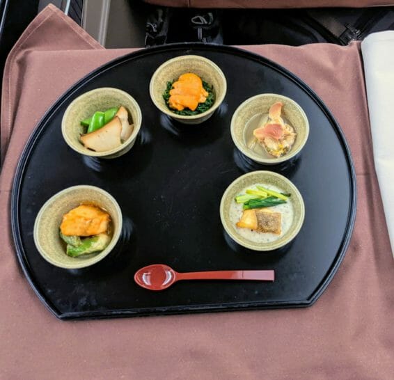 Japan Airlines meal