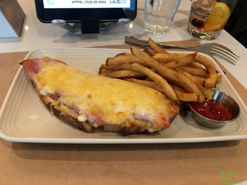 Croque monsieur at Saison, EWR