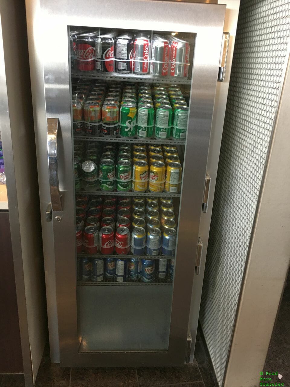 Air Canada Maple Leaf Lounge YYZ Transborder soft drinks