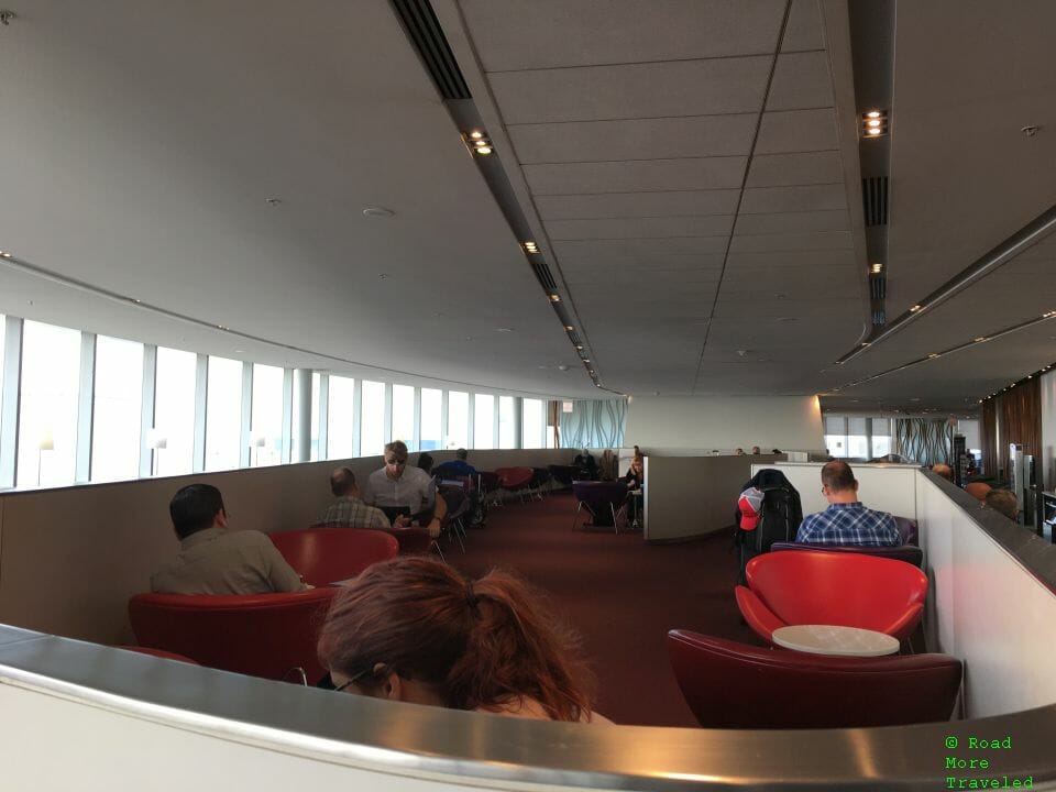 Air Canada Maple Leaf Lounge Toronto Transborder - seating by kitchen