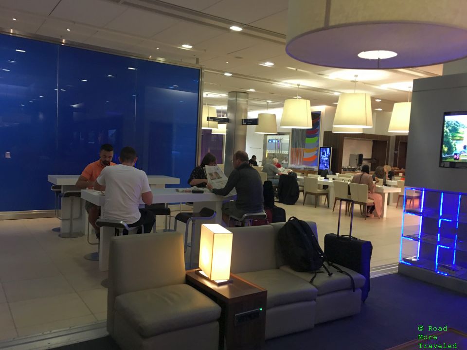 British Airways Galleries Arrivals Lounge LHR T5 - dining room