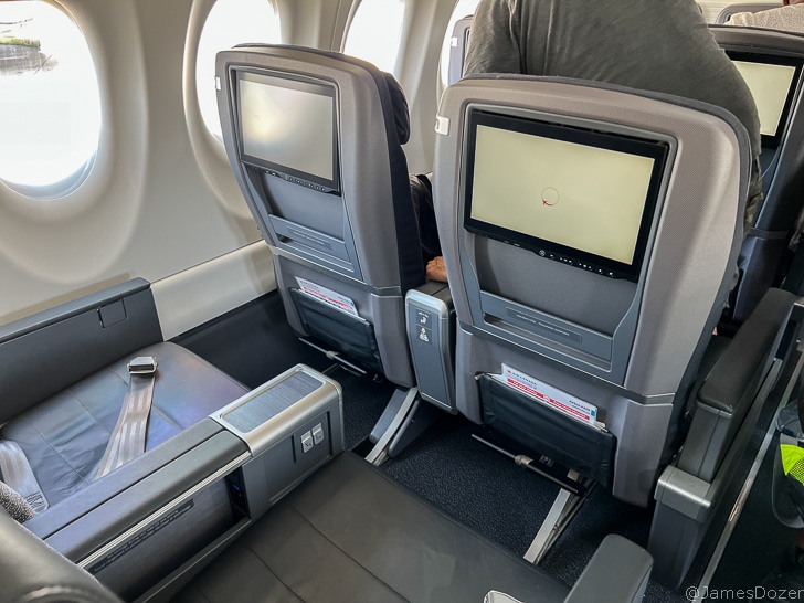 a seats in an airplane