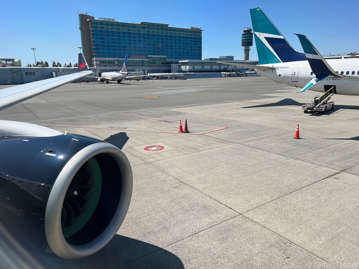airplanes on the tarmac