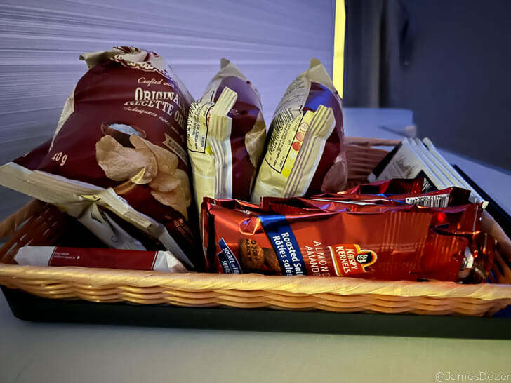 a basket of chips and chips