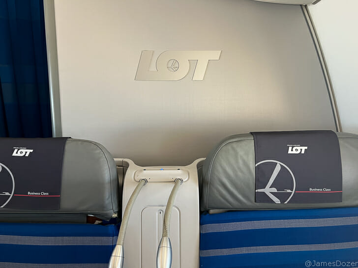 a seat in a plane