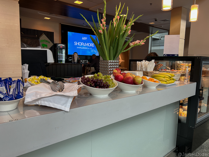a fruit on a counter