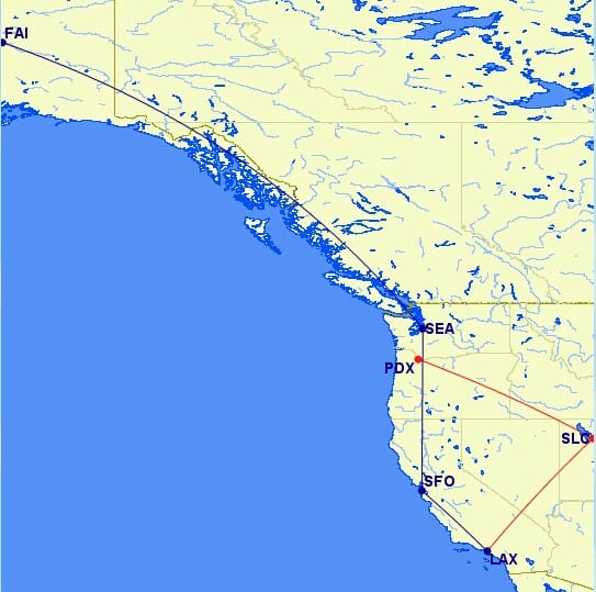 a map of the pacific ocean