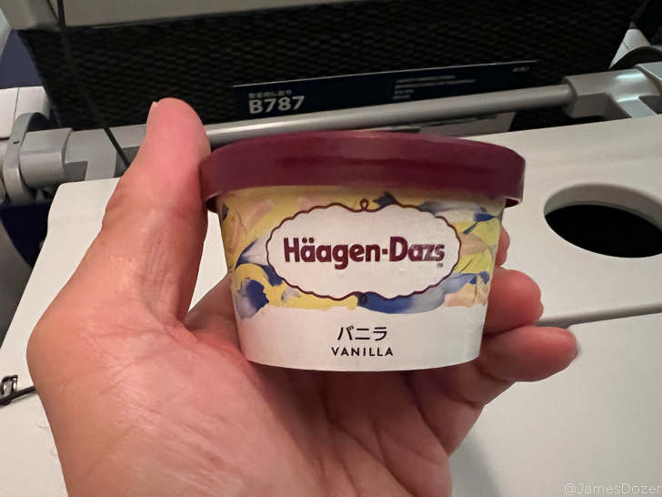 a hand holding a container of ice cream