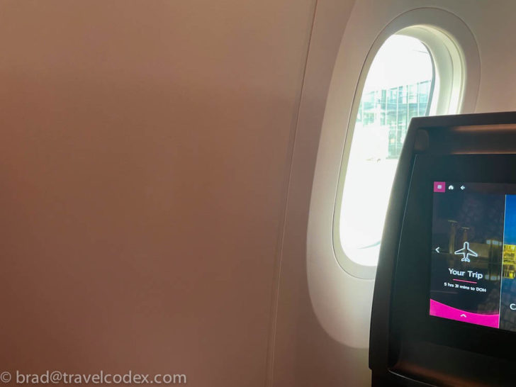 a screen on a plane