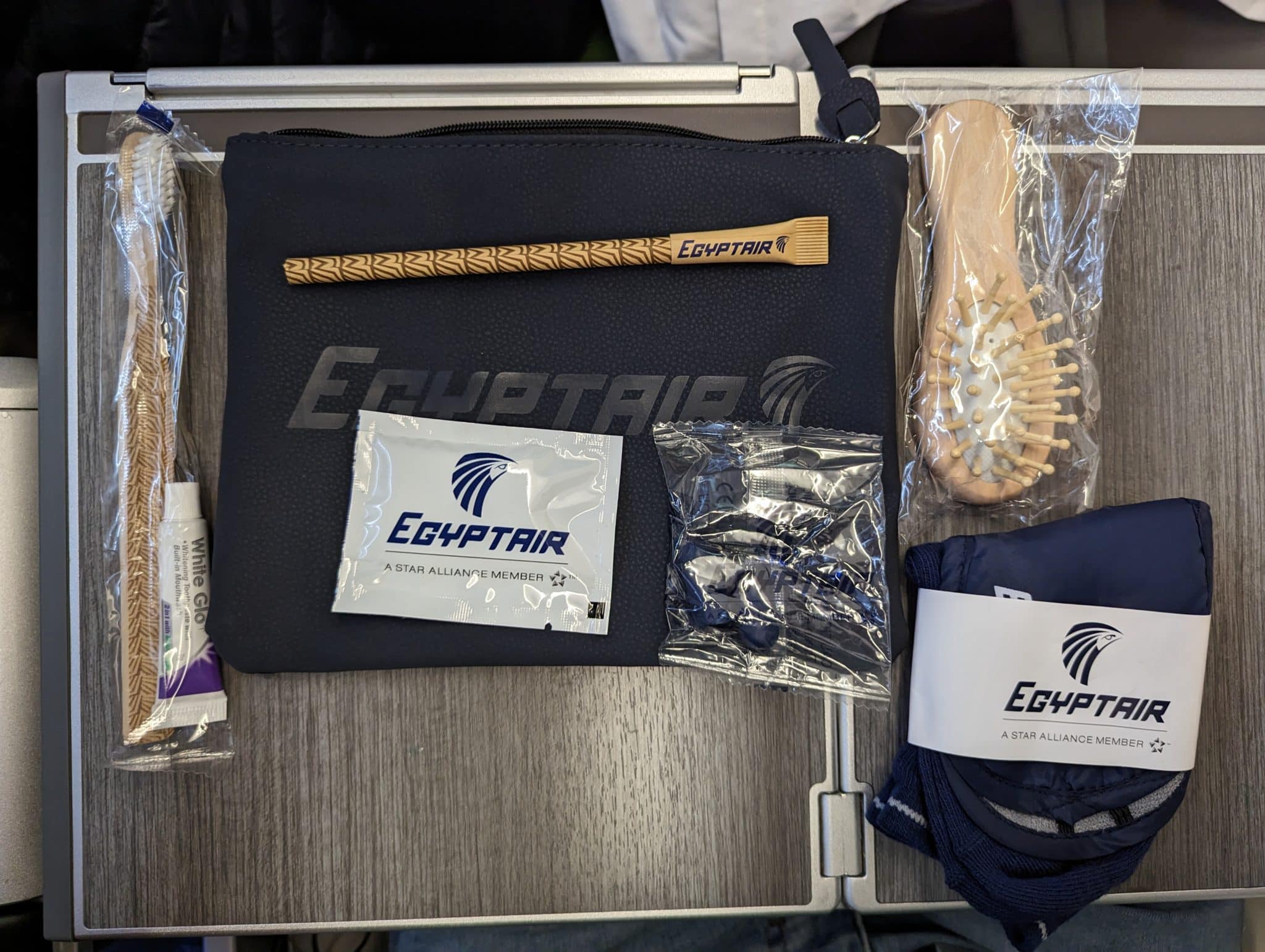 a group of items on a table