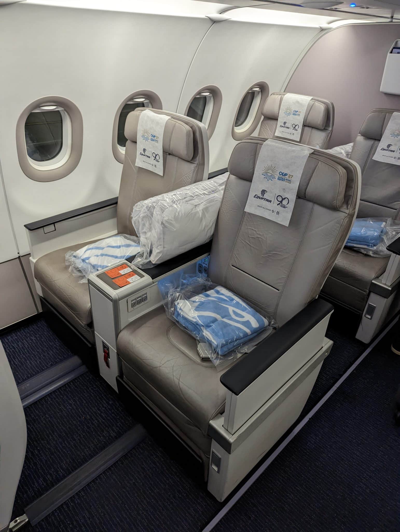 Business class Egypt Air