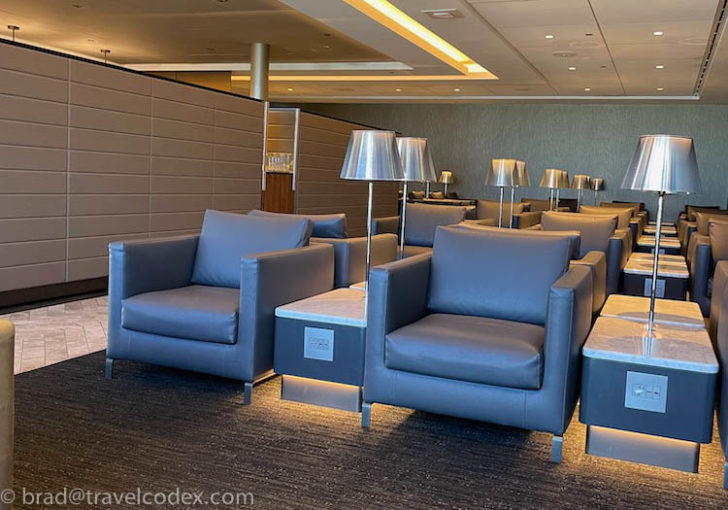 a group of chairs in a room