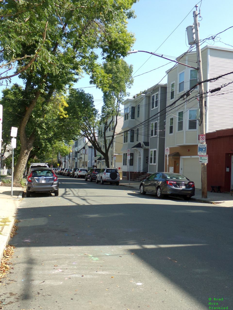 Short walking tour of East Boston - residential neighborhood on Everett Street