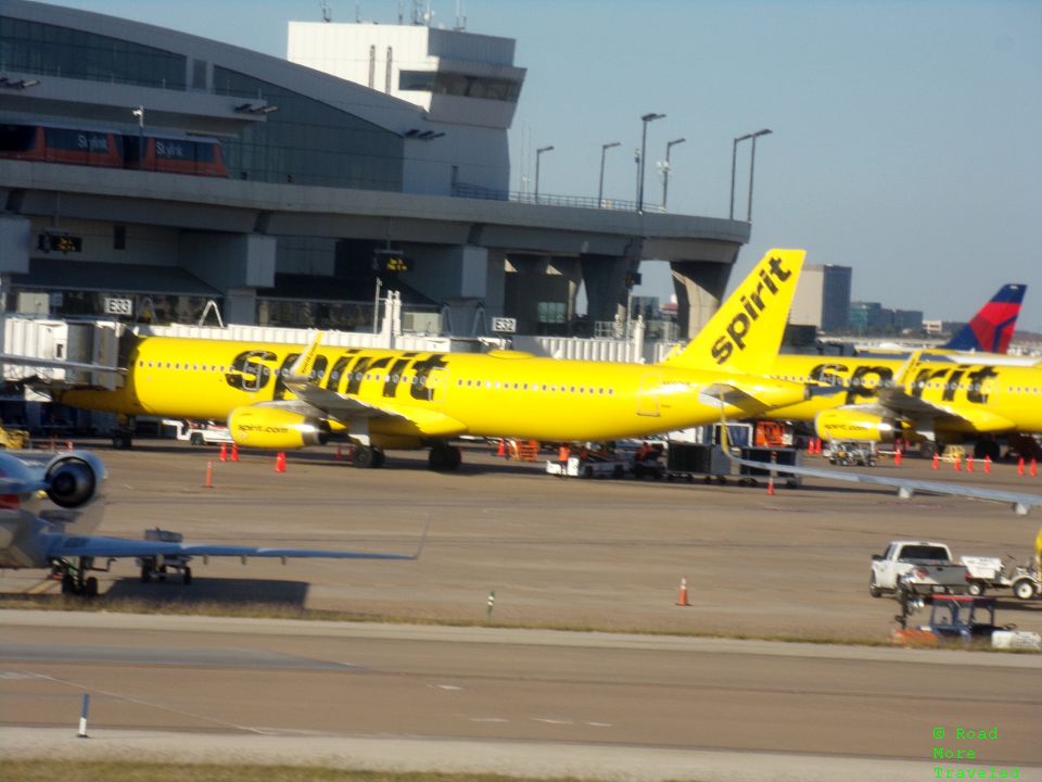 Spirit Airlines A321 at DFW